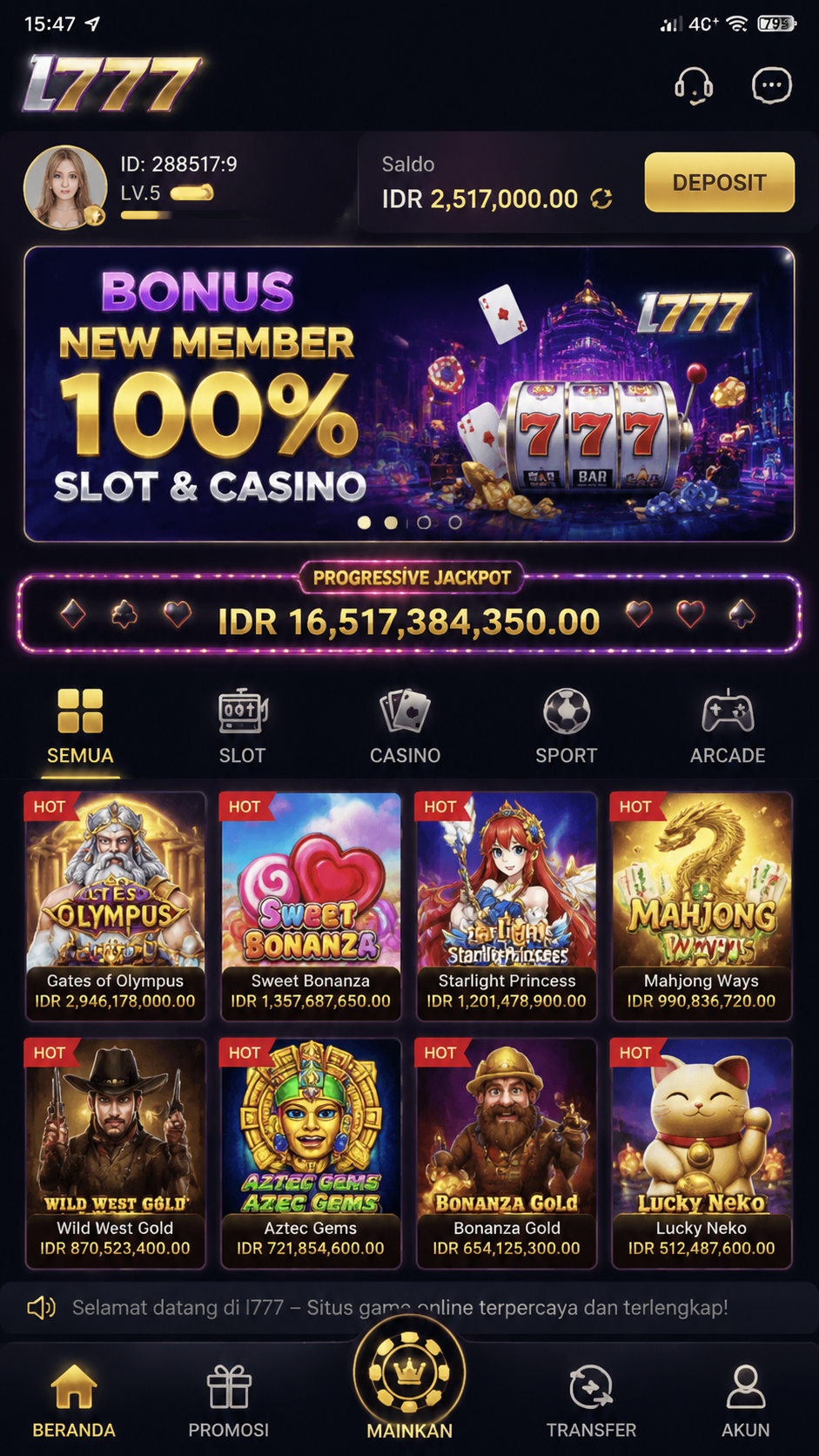 Screenshot 1 l777